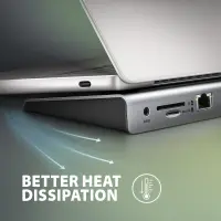 Axagon HMC-4KX3 sülearvuti dokk ja pordireplikaator Juhtmega ühendatud USB 3.2 Gen 1 (3.1 Gen 1) Type-C Hall – pilt 25