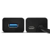 Axagon HUE-S2BL jaotur USB 3.2 Gen 1 (3.1 Gen 1) Type-A 5000 Mbit/s Must – pilt 8