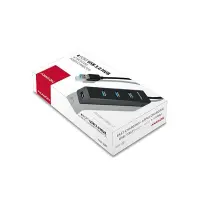 Axagon HUE-S2B jaotur USB 3.2 Gen 1 (3.1 Gen 1) Type-A 5000 Mbit/s Must – pilt 5