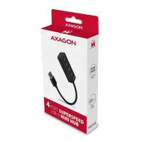 Axagon HUE-M1A jaotur USB 3.2 Gen 1 (3.1 Gen 1) Type-A 5000 Mbit/s Must – pilt 11