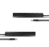 Axagon HUE-SA7BP jaotur USB 3.2 Gen 1 (3.1 Gen 1) Type-A 5000 Mbit/s Must – pilt 9