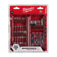 Milwaukee | SHOCKWAVE Set Drilling & Screwing, 75 Pieces
