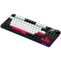 LORGAR KBP70TKLW, Wireless TKL Mechanical Gaming Keyboard Pro, Black/red, EN layout – pilt 5