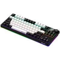 LORGAR KBP70TKLW, Wireless TKL Mechanical Gaming Keyboard Pro, Black/red, EN layout – pilt 11