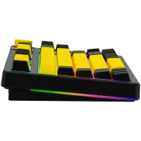 LORGAR KBP70TKLW, Wireless TKL Mechanical Gaming Keyboard Pro, Black/yellow, EN layout – pilt 2