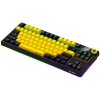 LORGAR KBP70TKLW, Wireless TKL Mechanical Gaming Keyboard Pro, Black/yellow, EN layout – pilt 5
