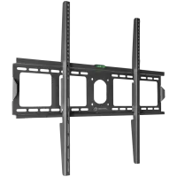 ONKRON Fixed TV Wall Mount for 55 to 100-inch Flat Panel TVs Digital Panels 75 kg, Black