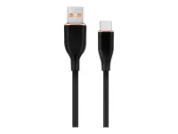 Cablexpert | Premium silicon Type-C USB charging and data cable, 1.5 m | CC-USB2S-AMCM-1.5M-BK
