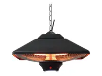 TunaBone Electric Ceiling Patio Heater | TB2088-01 | Patio heater | 2000 W | Number of power levels 3 | Black | IP24