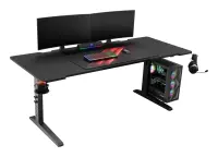 Genesis | Modular Gaming Desk | Holm 180 RGB | Anthracite Black