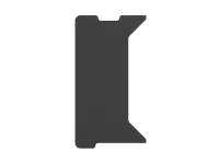 Genesis | Holm Modular Side Desk Top Left 40cm | NDS-2278 | Anthracite Black