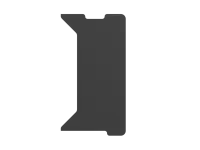 Genesis | Holm Modular Side Desk Top Right 40cm | NDS-2279 | Anthracite Black