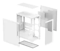 Deepcool Case | CG580 WH | Mid Tower | ATX PS2 | White – pilt 5
