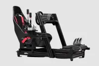 Next Level Racing | GTElite Wheel Plate Edition | Racing Simulator Cockpit | Aluminum; Carbon Steel | Black