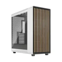 Fractal Design Computer Case | North XL | Chalk White TG Clear | ATX