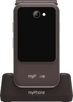 myPhone Harmony LTE Praline Collection | Brown | 2.8+1.44 " | IPS | 48 MB | 128 MB | Single SIM | MicroSD | 3G | Bluetooth | 5.1 | Main camera resolution 2 MP | 1300 mAh