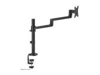 Neomounts Desk Mount | DS60-425BL1 Monitor arm | Adjustable Height, Rotate, Tilt, Swivel | 17-27 " | Maximum weight (capacity) 8 kg | Black – pilt 24