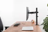 Neomounts Desk Mount | FPMA-D550BLACK Monitor Arm | Adjustable Height, Rotate, Tilt, Swivel | 10-32 " | Maximum weight (capacity) 8 kg | Black – pilt 23