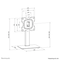 Neomounts Desk Mount | DS45-430BL12 TV stand | Adjustable Height, Swivel | 23-43 " | Maximum weight (capacity) 40 kg | Black – pilt 12