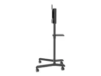 Neomounts Floor stand | NS-M1250BLACK TV trolley | Rotate, Tilt | 37-70 " | Maximum weight (capacity) 70 kg | Black – pilt 24