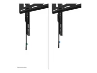 Neomounts Wall mount | WL30-750BL14 Heavy duty wall mount | Adjustable Height | 32-75 " | Maximum weight (capacity) 100 kg | Black – pilt 19