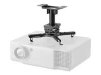 Neomounts Ceiling mount | CL25-530BL1 Beamer ceiling mount | Rotate, Tilt, Swivel | Maximum weight (capacity) 45 kg | Black – pilt 23
