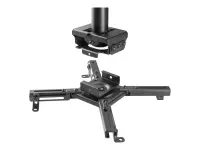 Neomounts Ceiling mount | CL25-530BL1 Beamer ceiling mount | Rotate, Tilt, Swivel | Maximum weight (capacity) 45 kg | Black – pilt 24