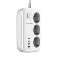 ColorWay Power Socket | CW-CHE34PDW