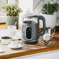 Adler Kettle with LED Display | AD 1305 | Electric | 2200 W | 1.7 L | Plastic | 360° rotational base | Grey – pilt 7
