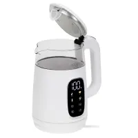 Adler Kettle with LED Display | AD 1305 | Electric | 2200 W | 1.7 L | Plastic | 360° rotational base | White/Silver – pilt 10