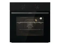 Gorenje Oven | BO6615E01B | 60 L | Electric | EnamelClean | Push pull buttons | Height 59.5 cm | Width 59.5 cm | Black