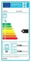 Gorenje Cooker | GKS5B70CLI | Hob type Gas | Oven type Electric | Sandy | Width 50 cm | Depth 59.4 cm | Energy efficiency class A | 70 L – pilt 6