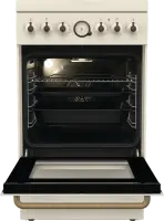 Gorenje Cooker | GKS5B70CLI | Hob type Gas | Oven type Electric | Sandy | Width 50 cm | Depth 59.4 cm | Energy efficiency class A | 70 L – pilt 9