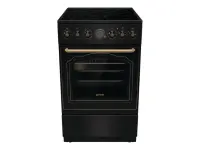 Gorenje GECS5B70CLB Eraldiseisev pliit Elektriline Keraamiline Must