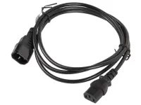 Lanberg | IEC 320 C13 to C14 Cable | CA-C13E-10CC-0018-BK