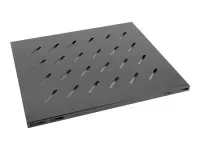 Lanberg 19" fixed shelf 1U/465x515mm, max load capacity up to 120kg | AK-1003-B | Black