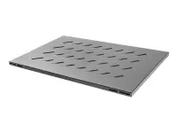 Lanberg 19" fixed shelf 1U/465x715mm, max load capacity up to 120kg | AK-1009-B | Black