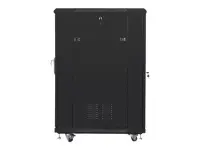 Lanberg | Rack cabinet 19" free-standing 22U/600x800 (flat pack) | FF01-6822-12B | Black