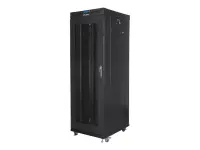 Lanberg | Rack cabinet 19" free-standing 37U/600x800 (flat pack) with mesh door, LCD | FF01-6837-23BL | Black
