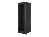 Lanberg | Rack cabinet 19" free-standing 42U/600x800 (flat pack) with mesh door | FF01-6842-23B | Black
