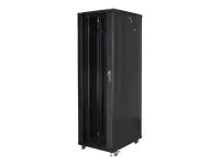 Lanberg | Rack cabinet 19" free-standing 42U/800x800 (flat pack) | FF01-8842-12B | Black