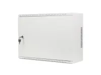 Lanberg | Rack cabinet 19" wall-mount 4U+3U/540x200 low-profile | WAF1-5203-04-00S | Grey – pilt 2