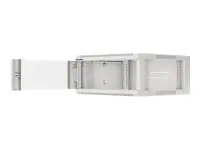 Lanberg | Rack cabinet 19" wall-mounted 4U 600 fast assembly (flat pack) | WFFA-5604-10S | Grey