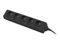 Lanberg | Power strip outlets for UPS system, 1m | PS0-05E-0100-IEC-BK | Sockets quantity 5