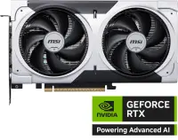 MSI GeForce RTX 5060 Ti 8G VENTUS 2X OC PLUS | NVIDIA | 8 GB | GeForce RTX 5060 Ti | GDDR7 | HDMI ports quantity 1 | PCI Express Gen 5 x16 (uses x8)
