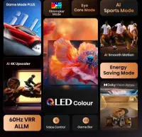 Hisense QLED TV | 85E7Q | 85 | Smart TV | VIDAA Smart | UHD | Black – pilt 11