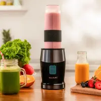 Cecotec Blender | Power Titanium 900 ProGo | Tabletop | 900 W | Jar capacity 2x0.57 L | Ice crushing | Black – pilt 2