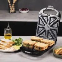 Cecotec Sandwich Maker | Rock'nToast Family 3in1 | 1500 W | Number of plates 3 | Black – pilt 5