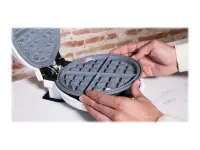 Cecotec Waffle Maker | Fun Gofrestone 3in1 | 700 W | Number of pastry 3 | Waffle/Muffin/Donut | White – pilt 12