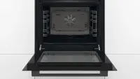 Bosch Oven | HBF133BA1 | 66 L | Electric | EcoClean | Knobs | Height 59.5 cm | Width 59.4 cm | Black